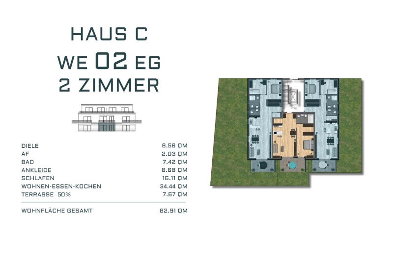 2 Zimmer