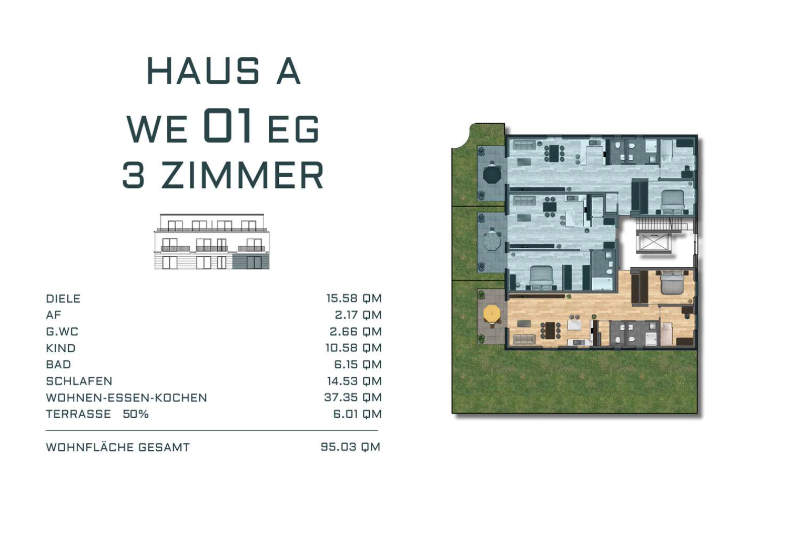 3 Zimmer