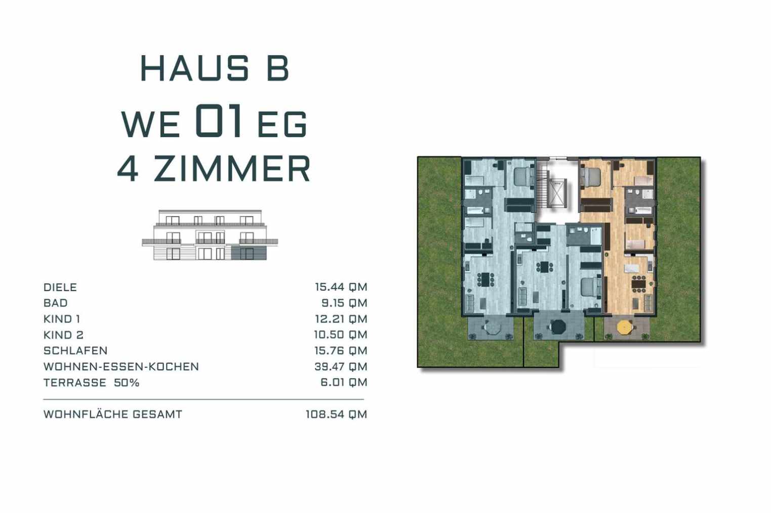 4 Zimmer