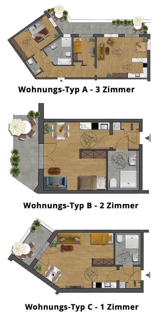 Wohnungstypen
